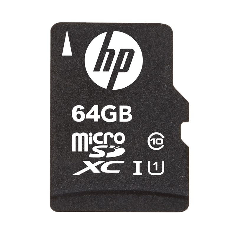 SDU64GBXC10HP-EF - Tarjeta Memoria HP Micro SDXC 64Gb Clase 10 UHS-I Class 1 (U1) Negro + Adaptador SD (SDU64GBXC10HP-EF)