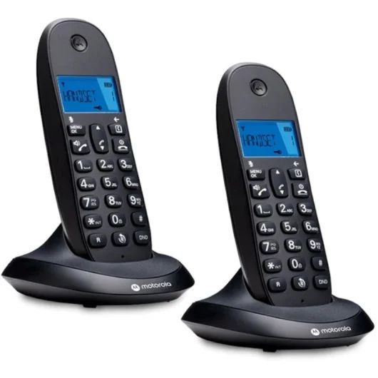 107C1002CB+ - Telfono Inalmbrico Motorola C1002CB+ LCD DECT Digital Pack Duo Negro (107C1002CB+)