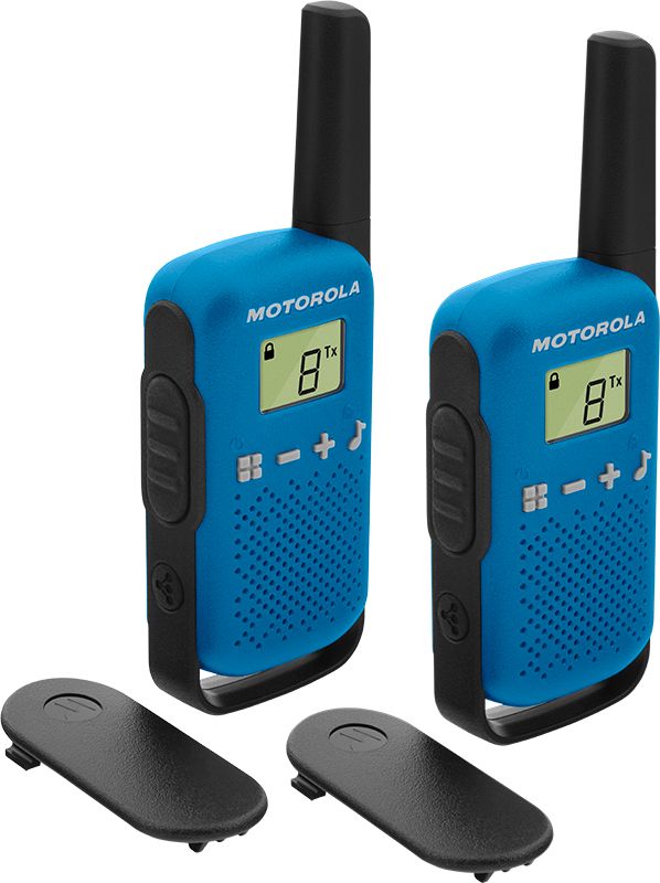 B4P00811LDKMAW - Walkie Talkie Motorola T42 LCD 16 Canales 4000m Negro/Azul (59T42BLUEPACK)