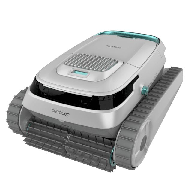 A01_EU01_108205 - Robot limpiapiscinas CECOTEC Conga Pooldroid 5000 TotalClean Pearl, para fondos, paredes y lnea de flotacin Apto para superficies de hasta 100 m2 y pendiente mxima de 90. ScubaDriving Tech, limpieza ordenada. 120 minutos de autonoma.(A01_EU01_108205)