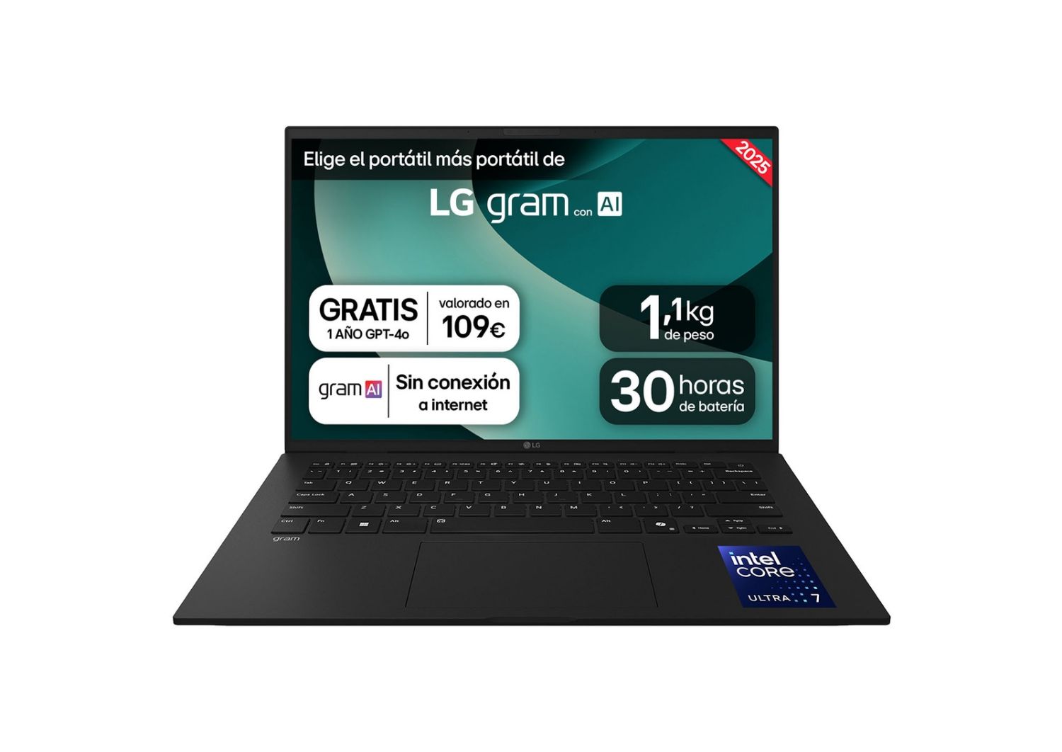 14Z90T-V.AP88B - Porttil LG Gram Ultra 7-255H 32Gb 1Tb SSD Cmara FHD 14