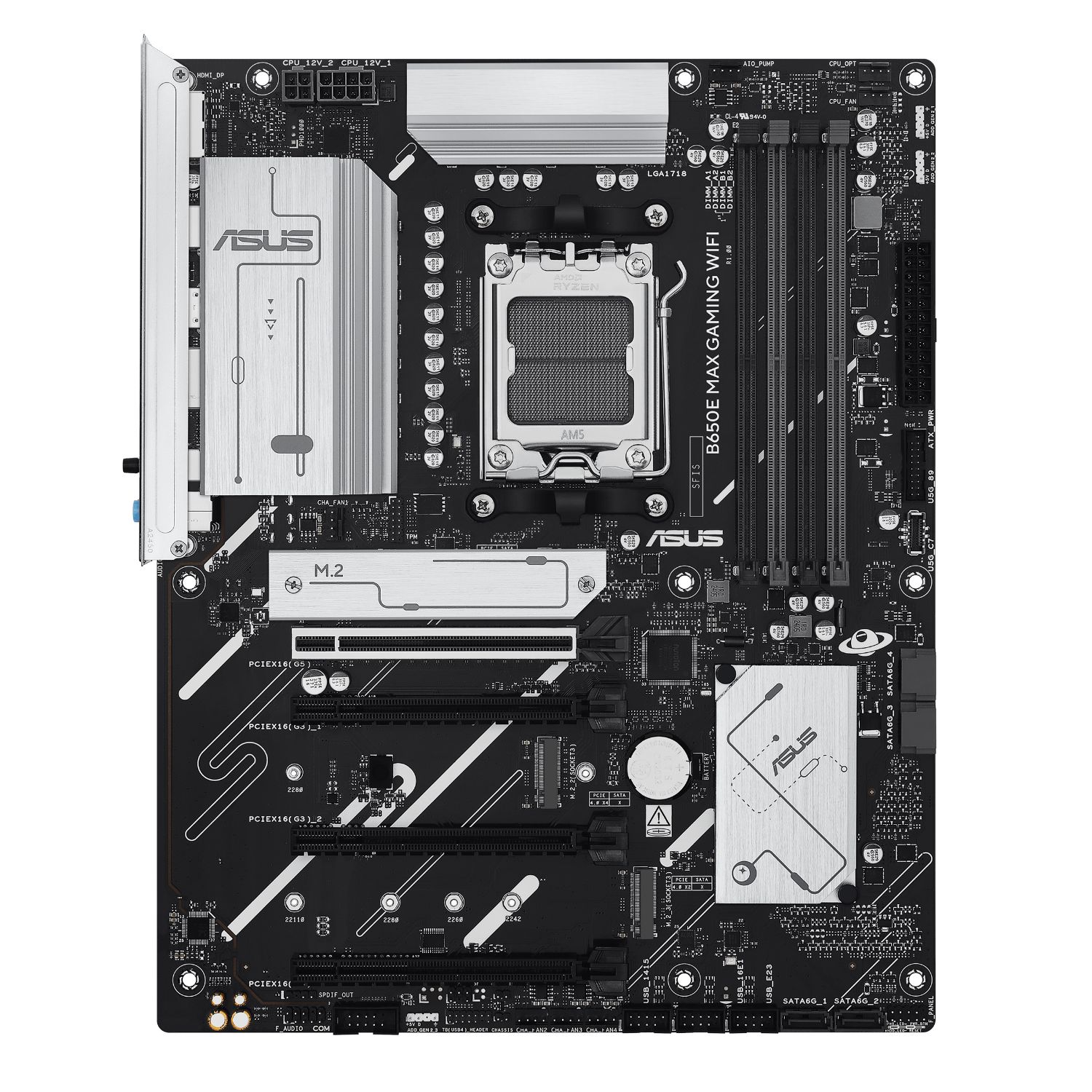 90MB1L80-M0EAY0 - Placa base ASUS PRIME B850-PLUS WIFI: (AM5) 4DDR5 M.2 SATA3 PCIe USB-A/C DP HDMI RJ45 7.1 ATX WiFi 6E Bluetooth 5.3 Ethernet 2.5GbE