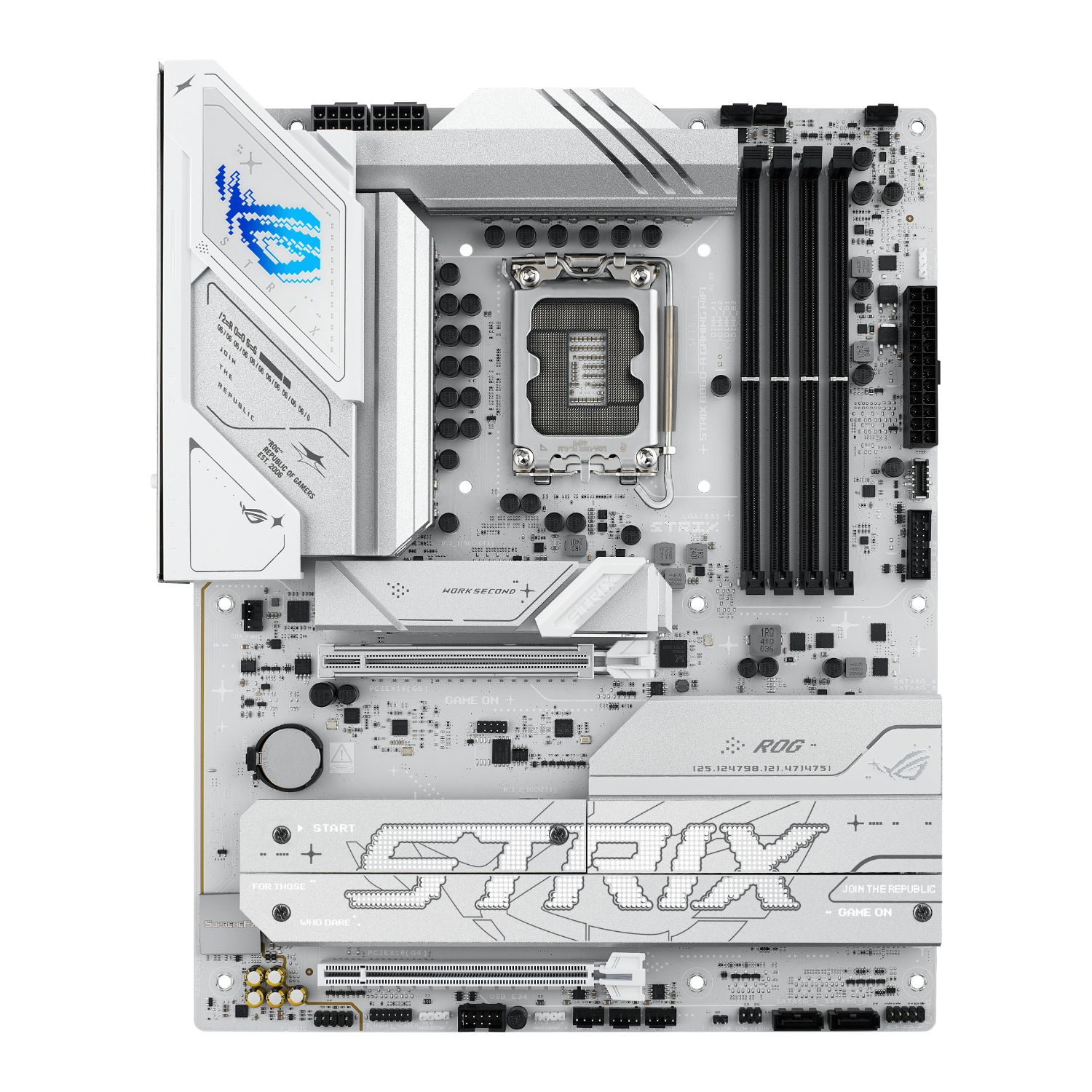 90MB1JI0-M0EAY0 - Placa base ASUS ROG STRIX B860-A GAMING WIFI: (1851) 4DDR5 M.2 SATA3 PCIe USB-A/C USB-C 4.0 DP HDMI RJ45 7.1 ATX WiFi 7 Bluetooth 5.4 Ethernet 2.5GbE