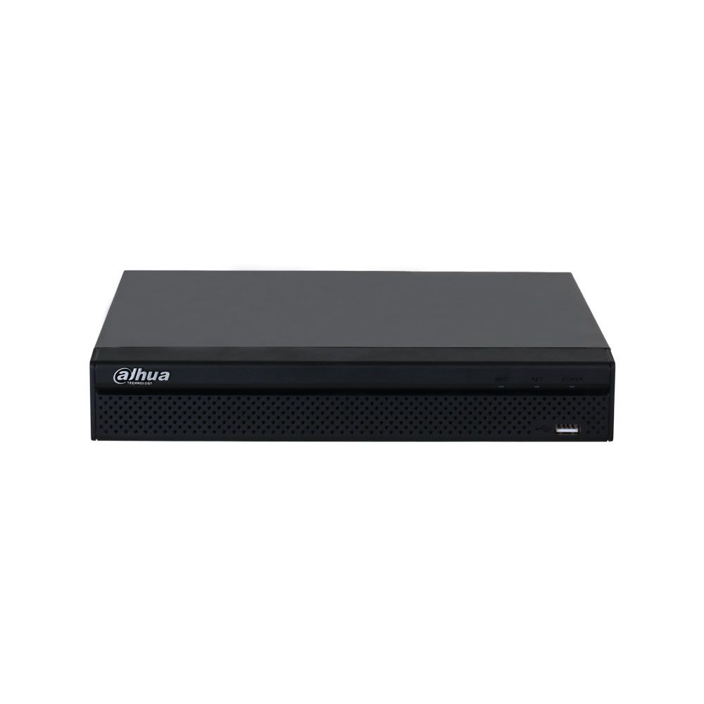 DHI-NVR2104HS-4KS3 - Grabador IP Dahua H.265+ 4 Canales 2xUSB 2.0 1xVGA 1xHDMI 2xeSATA 1xRJ45 Ethernet 10/100 Rack 1U Negro (DHI-NVR2104HS-4KS3)