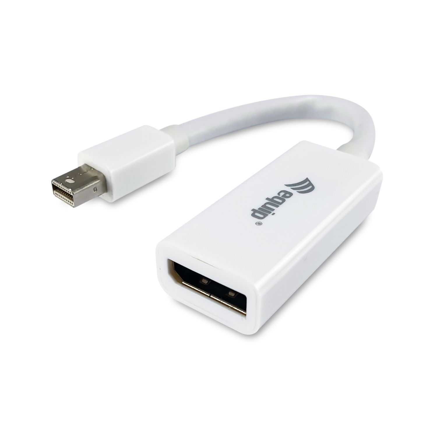133440 - Adaptador EQUIP Mini DP/M a DP/H 15cm Blanco (133440)