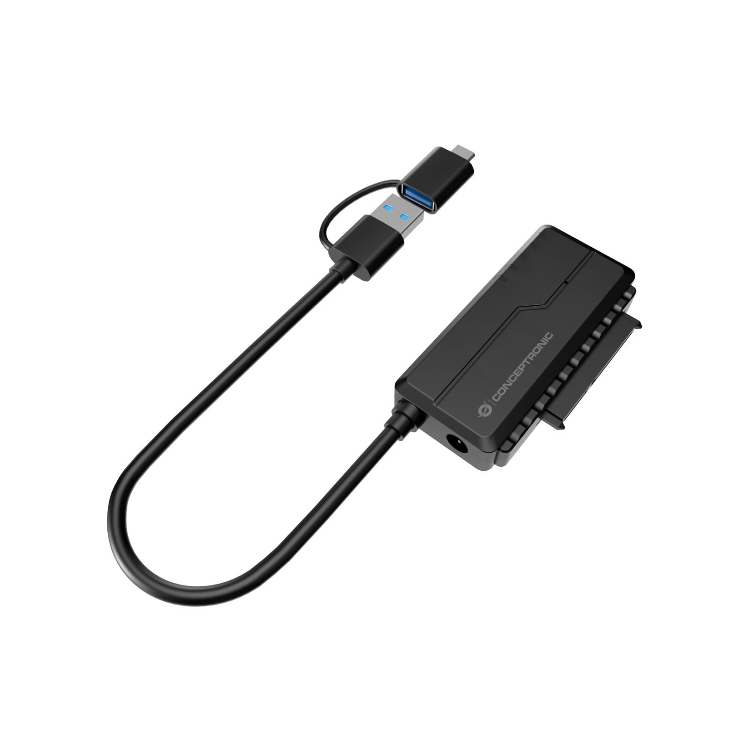 ABBY21B - Adaptador CONCEPTRONIC USB-A/M a SATA/H Negro (ABBY21B)
