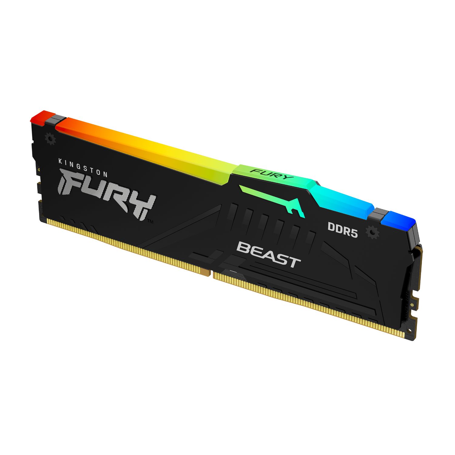 KF560C36BBEA/8 - Mdulo Kingston FURY Beast Black RGB DDR5 8Gb 3000MHz 6000 Mt/s 288-pin DIMM CAS 36 1.35V (KF560C36BBEA/8)