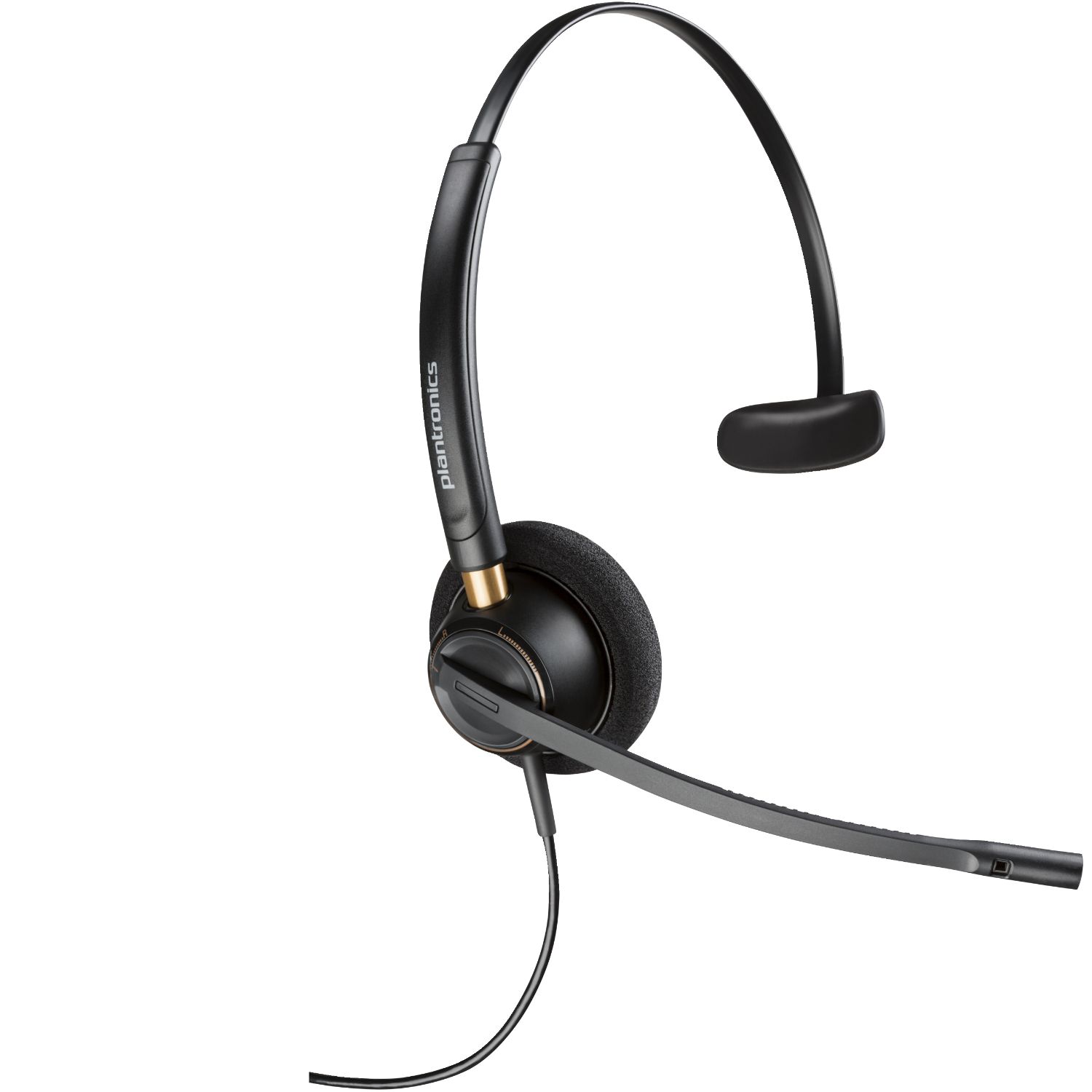 783Q2AA - Auricular +Micro POLY EncorePro HW510 Monoaural, Usb-A y Usb-C integrados, Negro. (783Q2AA)