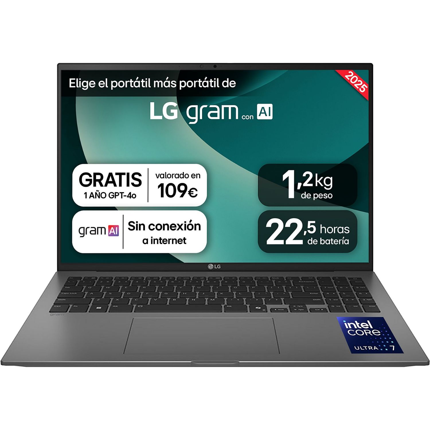 16ZD90T-G.AX78B - LG Ultra7-255H 16Gb 1Tb SSD 14