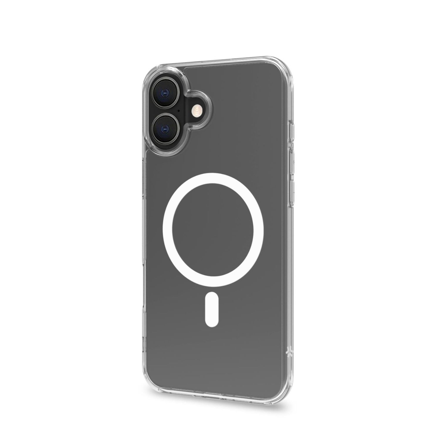 GELSKINMAG1114W - Funda CELLY iPHONE 16Plus Transparente/Blanco. (GELSKINMAG1114W)