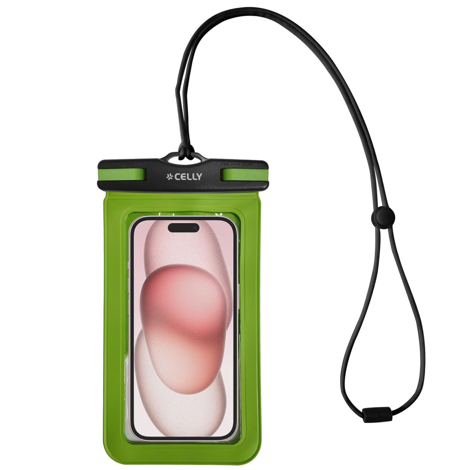 SPLASHBAG25GN - Funda impermeable CELLY para smarphone Hasta 7