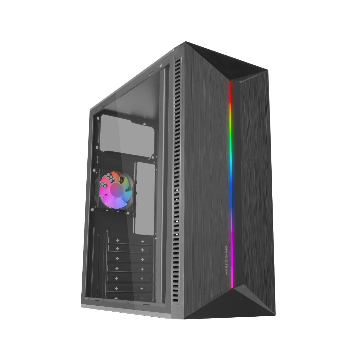 MCBLAZE - Semitorre MARS GAMING FRGB ATX Negro (MCBLAZE)
