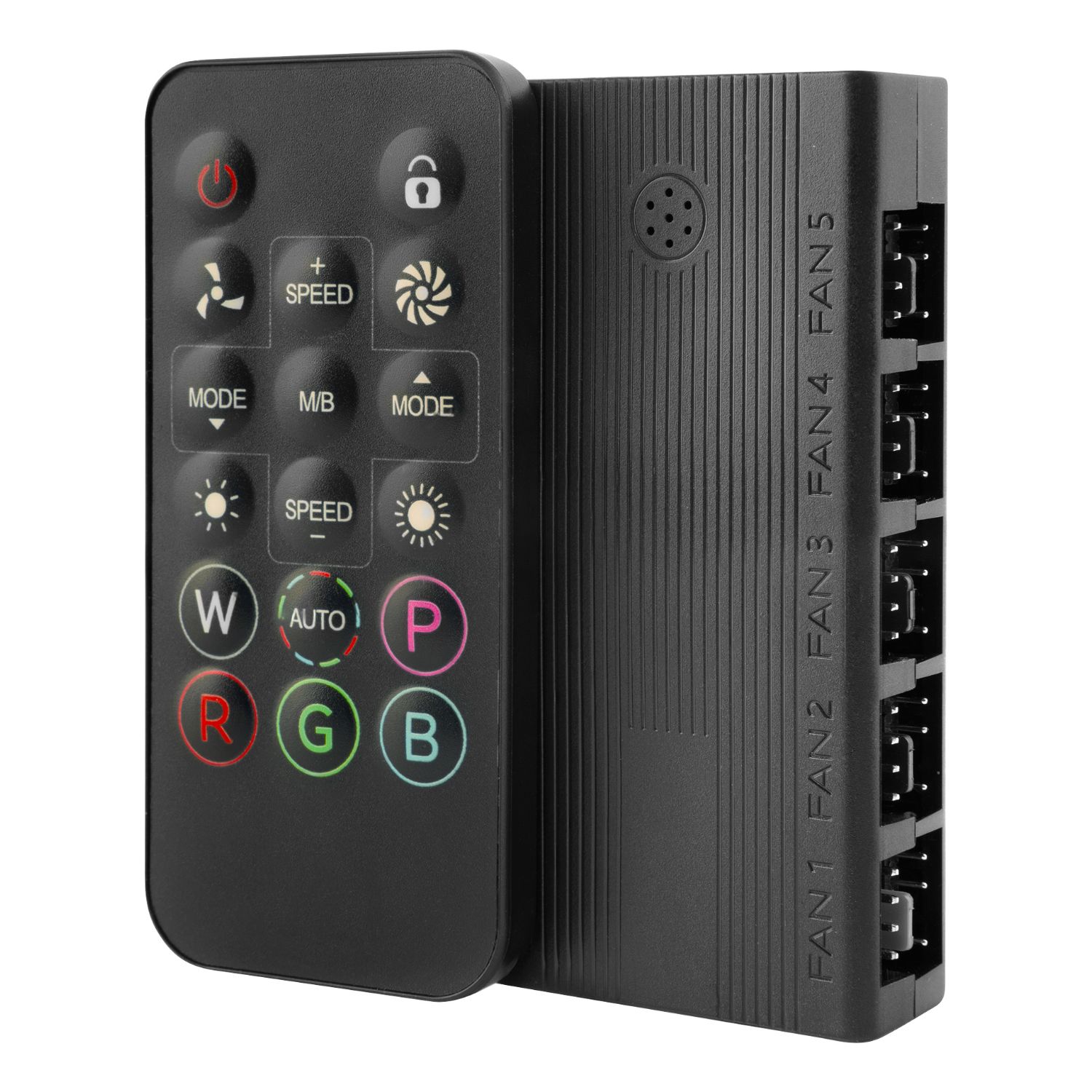 MFHUB - HUB MARS GAMING 10xPWM 10xARGB, Sincronizacion ARGB con mando (MFHUB)