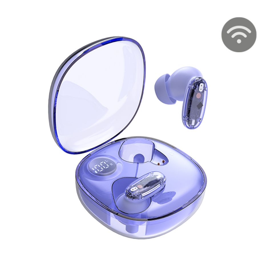MHIB2PP - Auriculares MARS GAMING BT5.1 TWS Sonido inmersivo, 24h reproduccin, Prpura (MHIB2PP)
