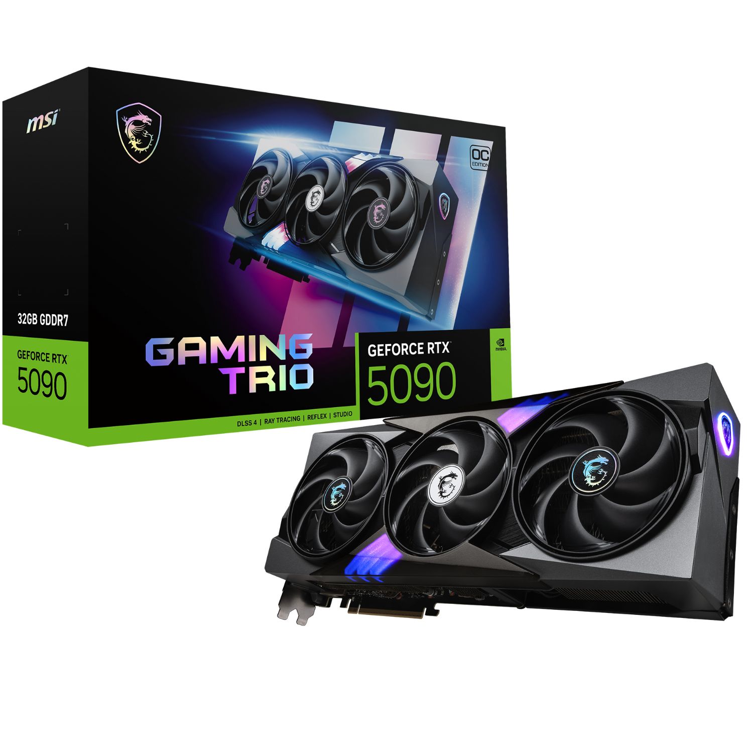912-V530-014 - MSI RTX5090 32G GAMING TRIO OC, 32Gb DDR7 3DP 1HDMI (912-V530-014)
