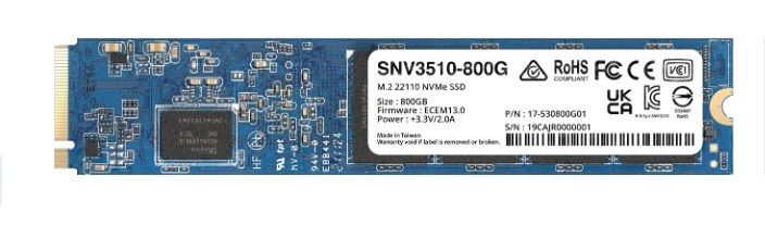 SNV3510-800G - Disco SSD Synology M.2 2280 NVMe 400Gb PCIe 3.0 NAS (SNV3510-800G)