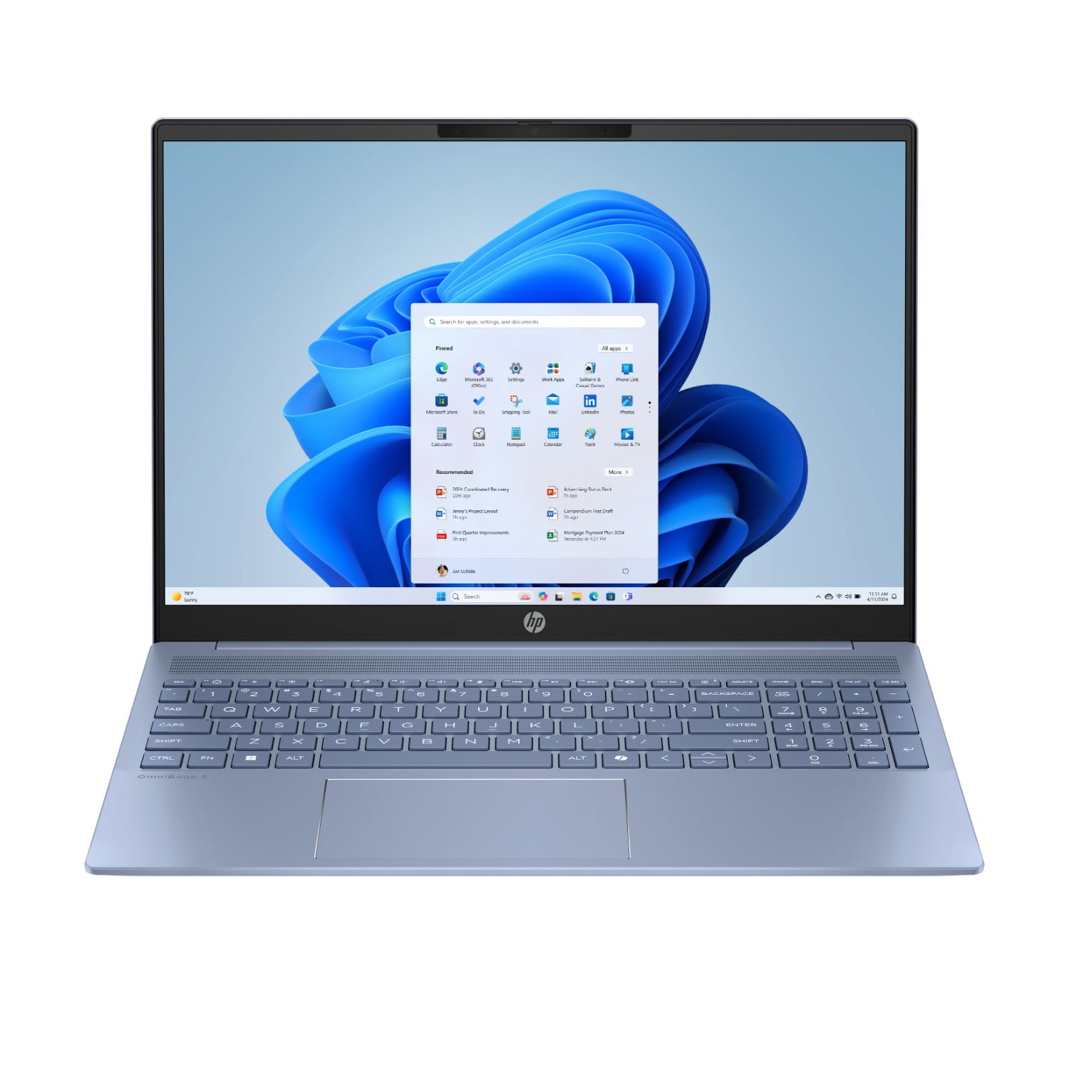 BH5J1EA - Porttil HP OmniBook 5 AI 16-af1006ns Ultra 7-255U 32Gb 1Tb SSD 16