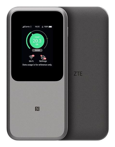 MU5120 - Router ZTE Modem de Red Mvil WiFi 6 Negro (MU5120)