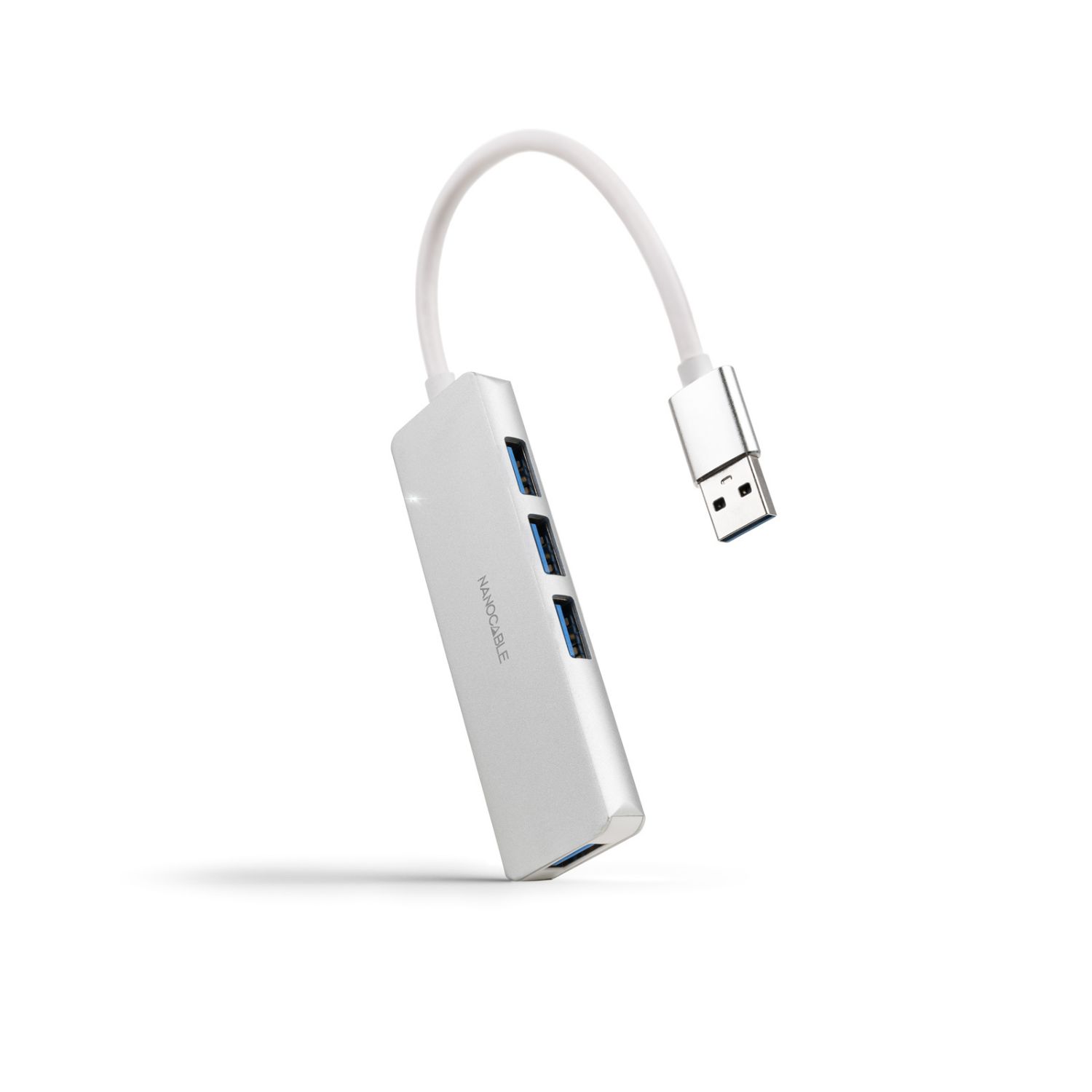 10.16.4602 - Hub Nanocable Usb3.0/M a 4xUsb-A/H Gris (10.16.4602)
