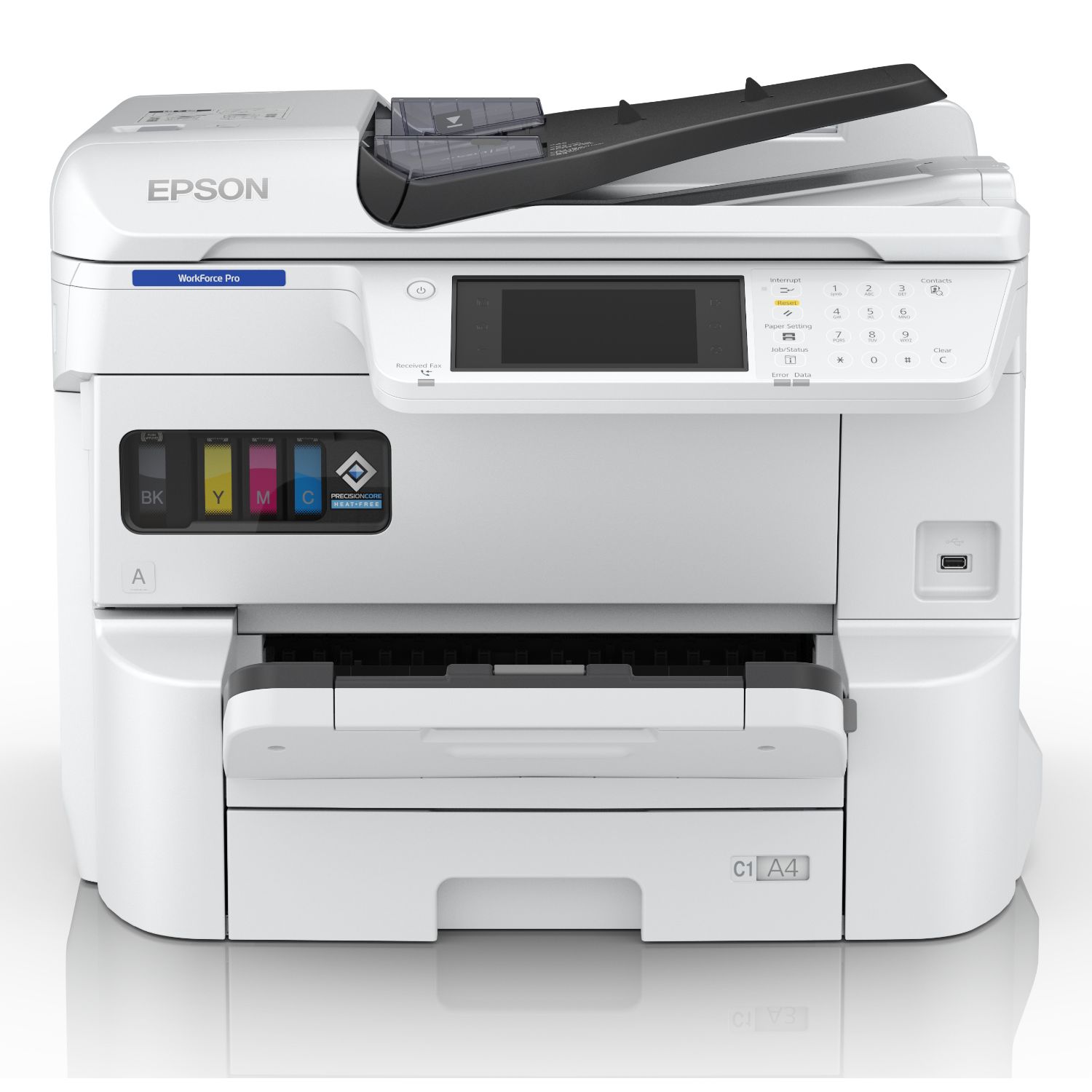 C11CL35401 - Impresora Multifuncin Epson EM-C7100DWF Pantalla Color Tctil 4800x1200dpi Color A3 USB-A/B WiFi Ethernet GbE Fax Blanca (C11CL35401)