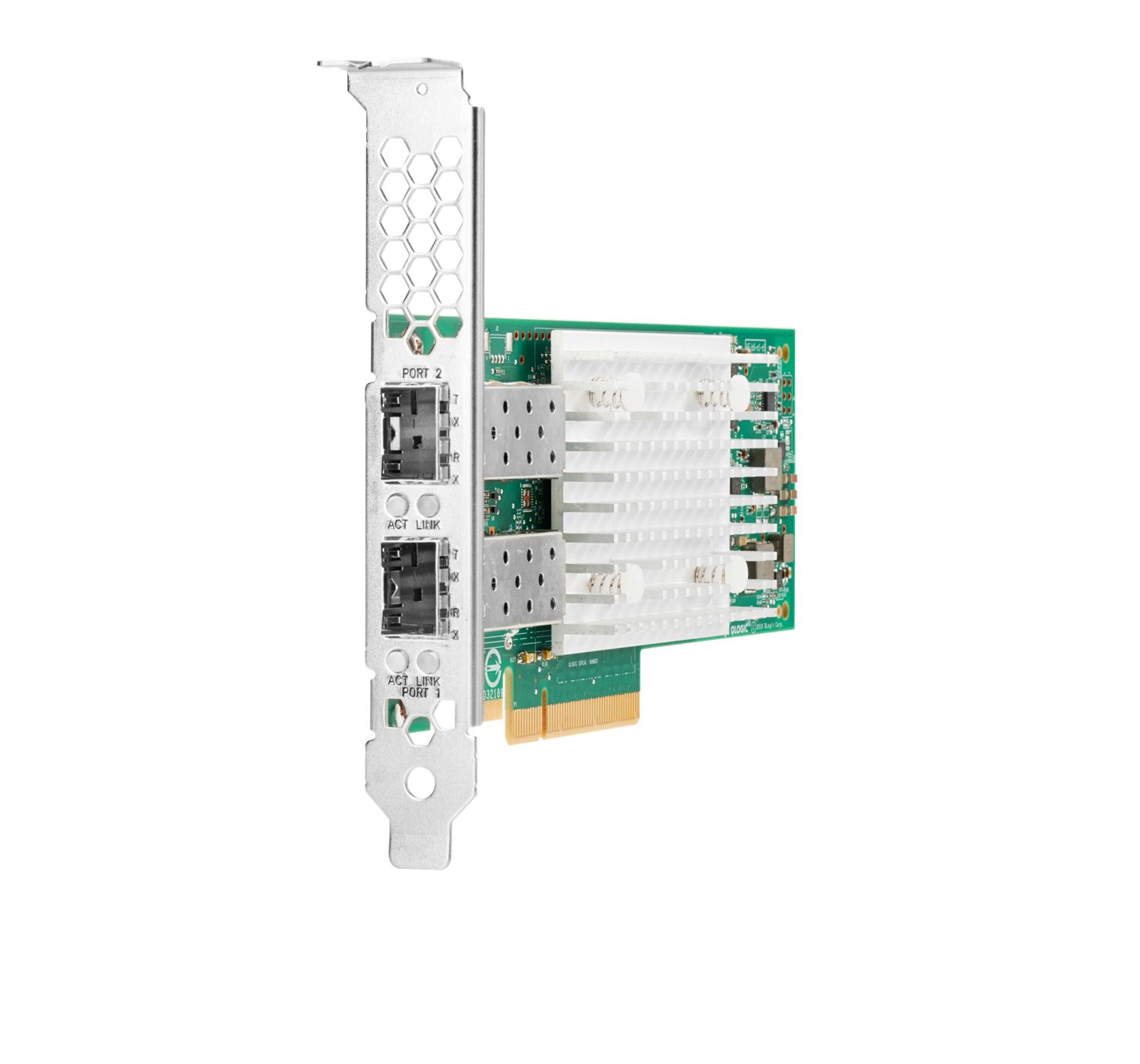 P21933-B21 - Adaptador de red HP QL41132HLCU 8xPcie3.0, 2x10 Gigabit SFP+, para ProLiant DL325 Gen10, DL345 Gen10, DL360 Gen10, DL380 Gen10, XL220n Gen10, XL290n Gen10. (P21933-B21)