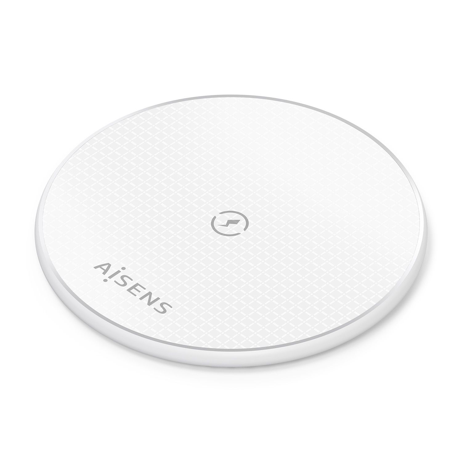 ASCH-15W1WC057-W - Cargador AISENS Inalmbrico Qi Usb-C 15W/5W Blanco (ASCH-15W1WC057-W)