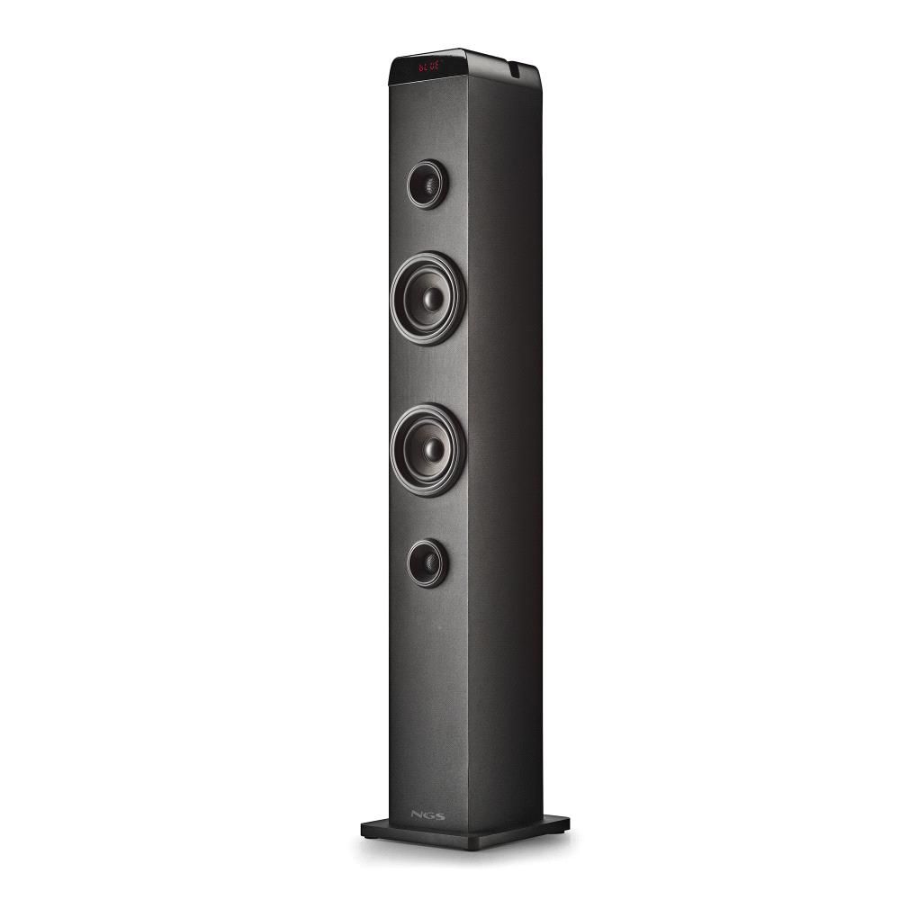 SKYCHARMPRO - Torre de Sonido NGS 50W Micrfono Bluetooth 5.4/USB Entrada Auxiliar Negro (SKYCHARMPRO)