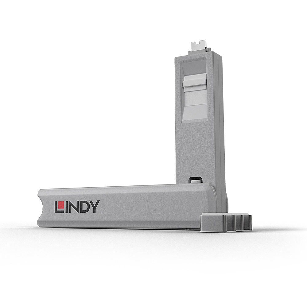 40427 - Llave LINDY Bloqueadora de puerto Usb-C 4unidades Blanco (40427)