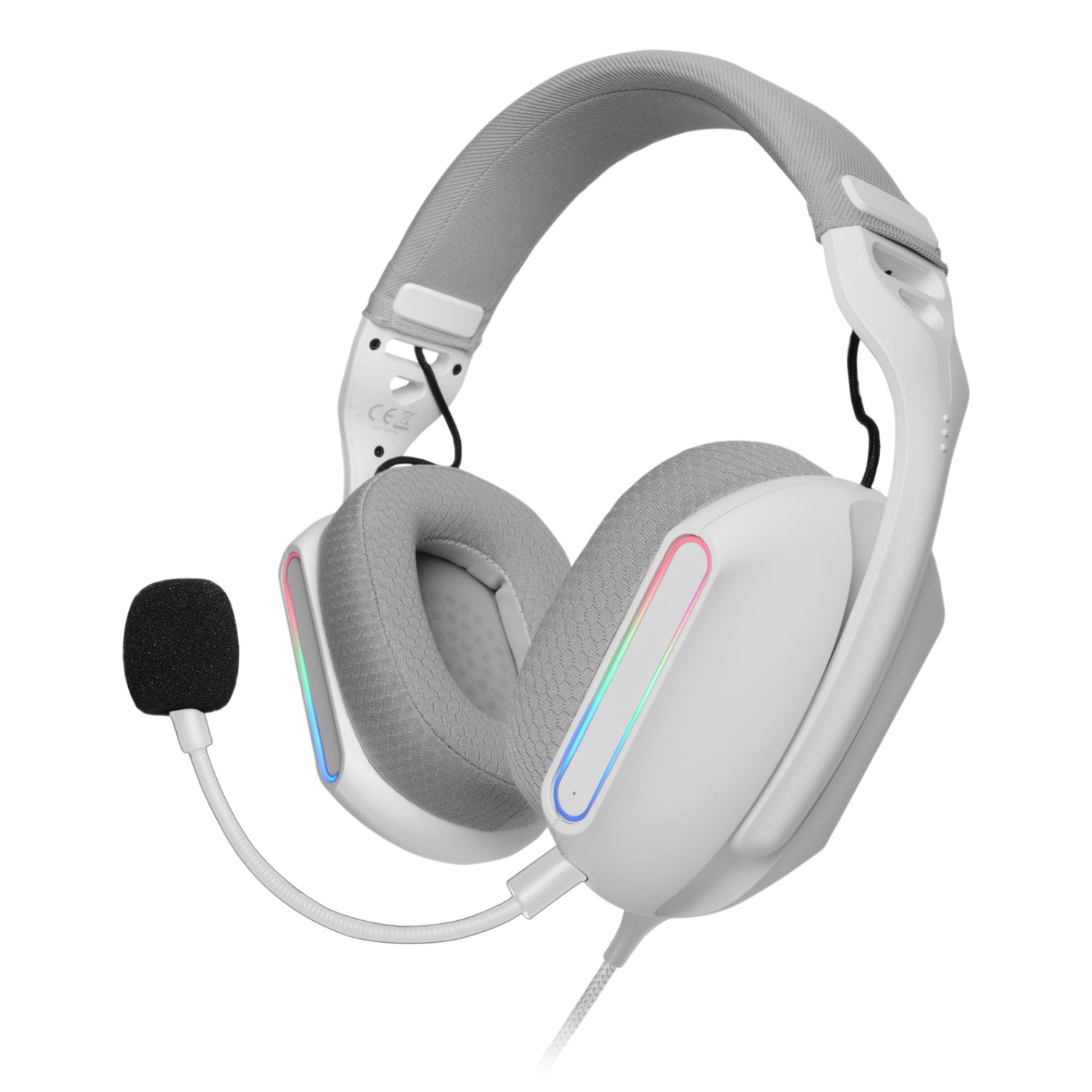 MHPROW - Auriculares+Micrfono Mars Gaming USB-A Blanco (MHPROW)