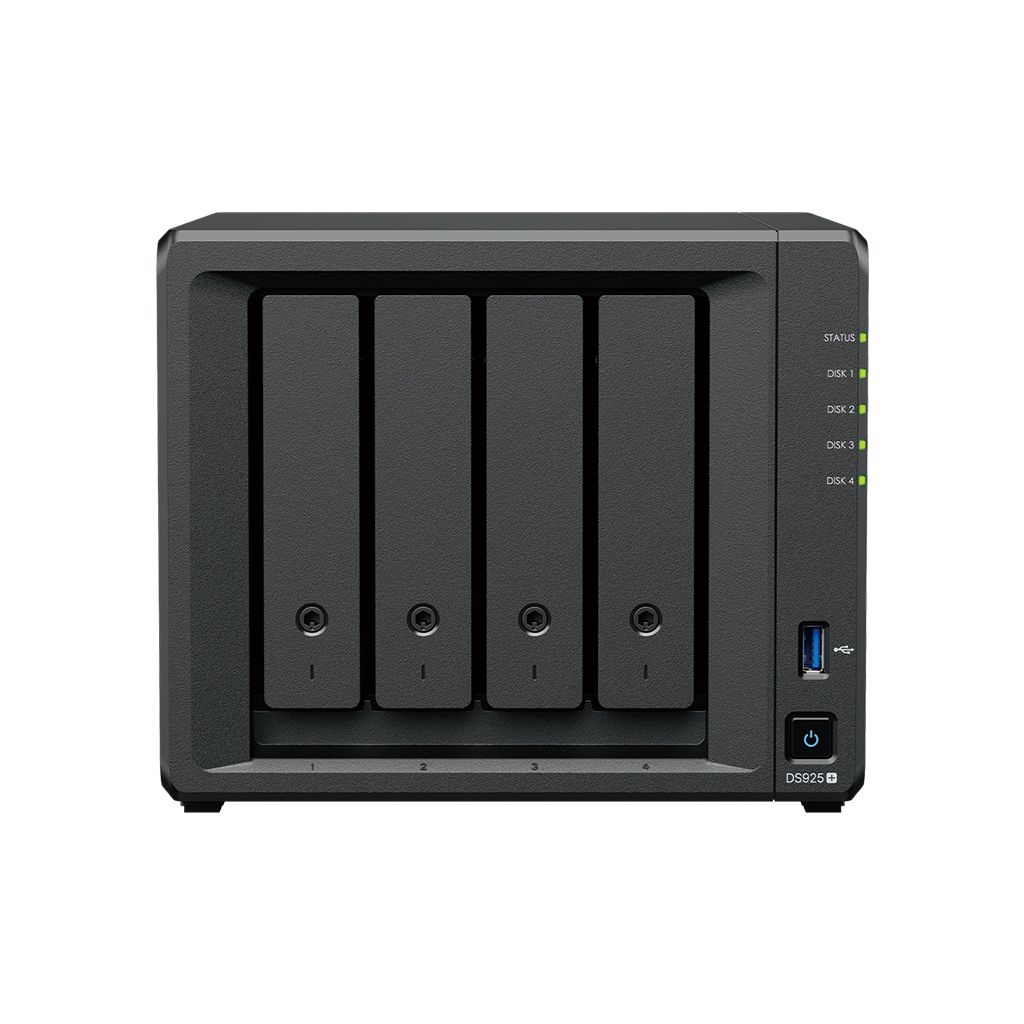 DS925+ - Caja NAS Synology AMD V1500B 4Gb 2.5 GbE Negro (DS925+)