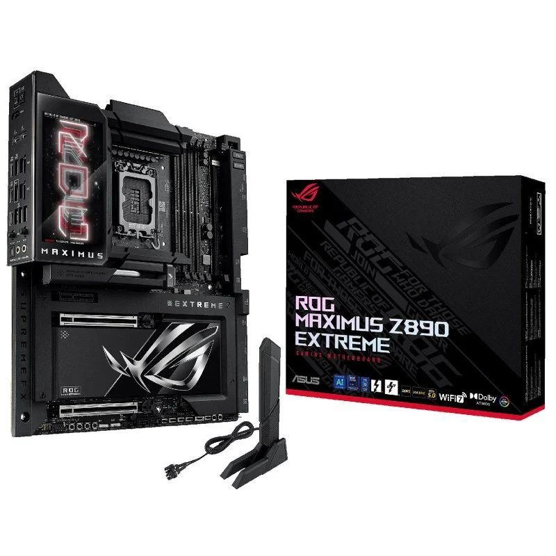 90MB1IA0-M0EAY0 - Placa base ASUS ROG MAXIMUS Z890 EXTREME: (1851) 4DDR5 M.2 SATA3 USB-A/C 3.1 USB-C 3.2 HDMI RJ45 7.1 ATX WiFi 7 Bluetooth 5.4 Ethernet 2.5 GbE