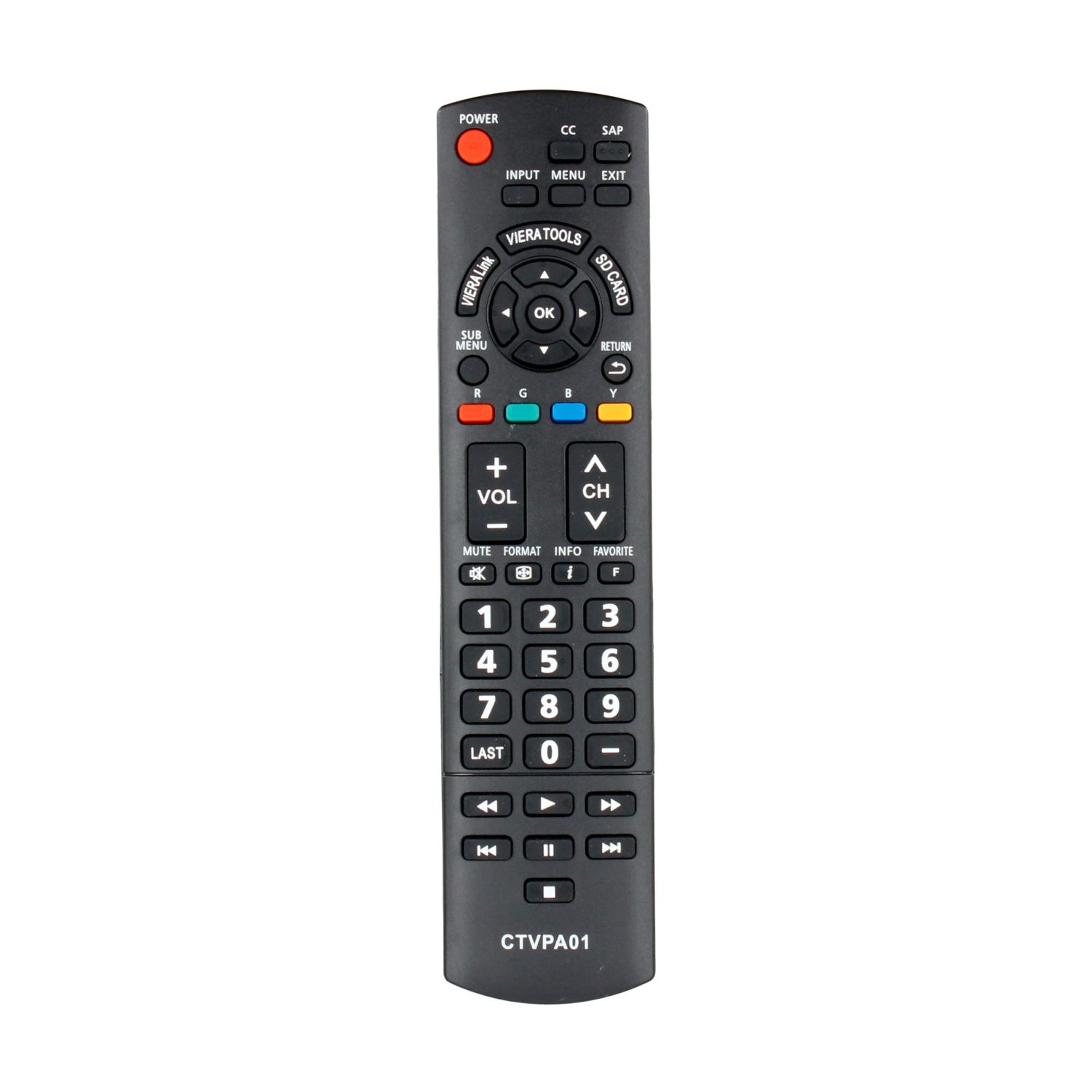 CTVPA01 - Mando a Distancia TM ELECTRON para TV compatible con Panasonic (CTVPA01)
