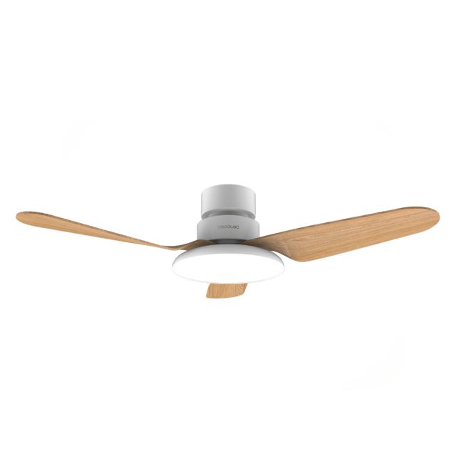 08622 - Ventilador de Techo CECOTEC EnergySilence Aero 5200 Light LightWood 40W 3 Aspas Luz LED 22W (08622)