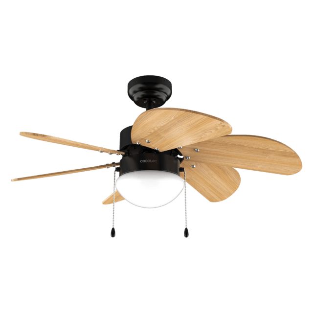 08368 - Ventilador de Techo CECOTEC EnergySilence Aero 360 Black&Wood 50W 6 Aspas (08368)
