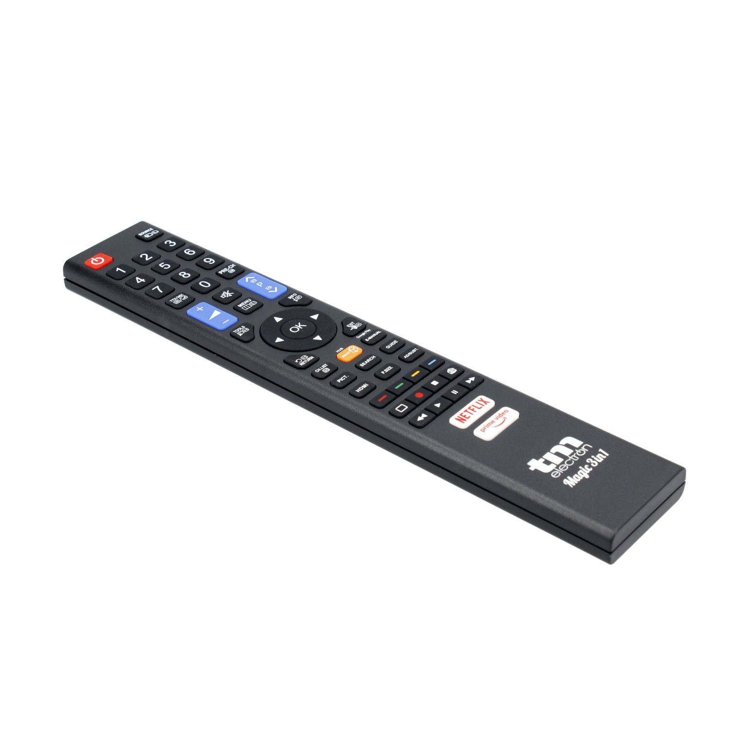 TMURC503 - Mando a Distancia TM ELECTRON Magic 3 en 1 para TV compatible con Samsung/LG/Sony (TMURC503)