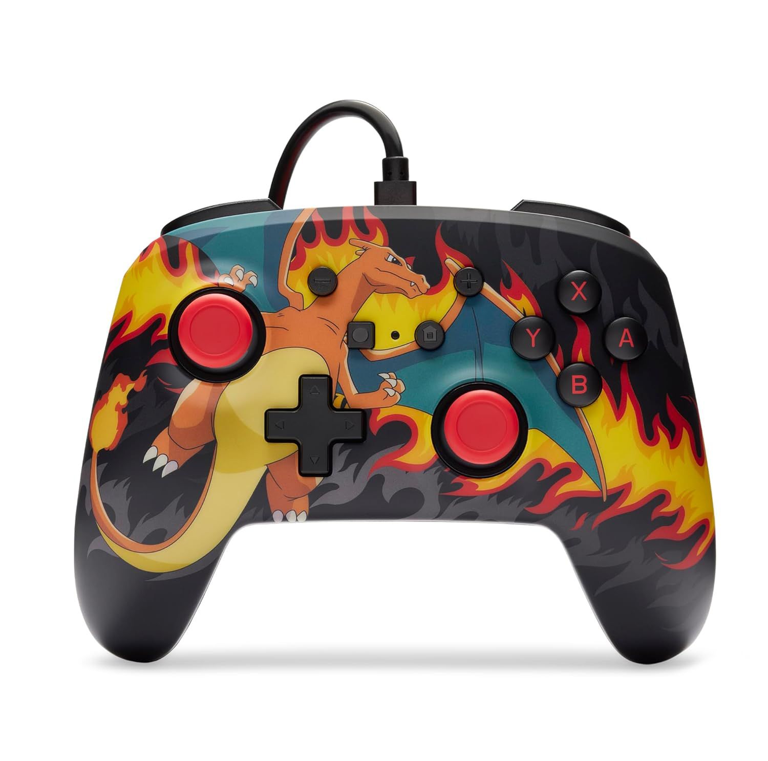 NSGP0283-01 - GamePad PowerA Nintendo Switch Pokemon Charizard Firestorm Cable USB 3m (NSGP0283-01)