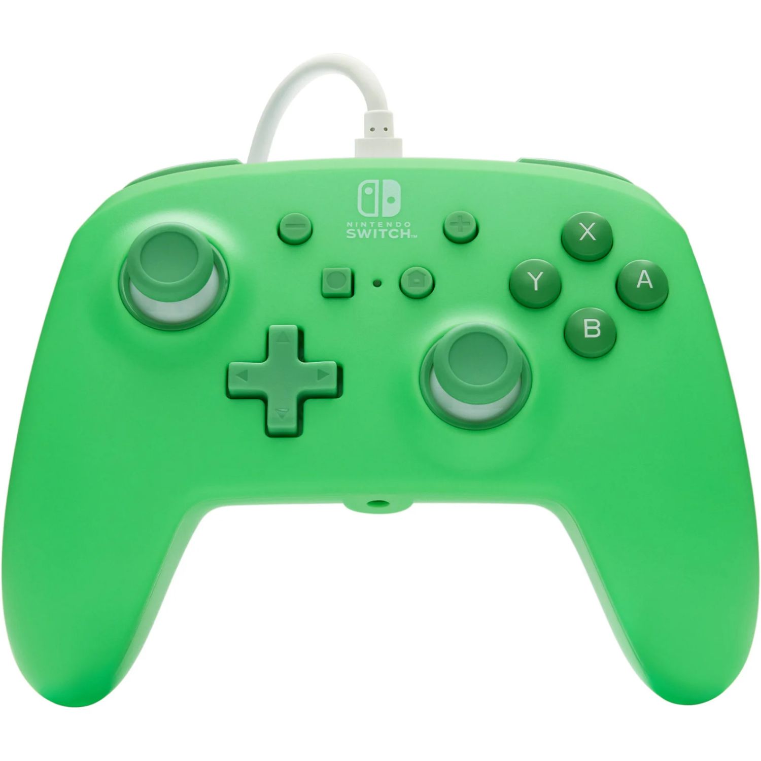 NSGP0495-01 - GamePad PowerA Nintendo Switch Verde Espuma de Mar Cable USB-C 3m (NSGP0495-01)