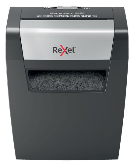 2104569EU - Destructora Rexel Momentum X406 Corte en Partculas P-4 15L Negra (2104569EU)