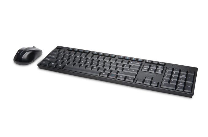 K75230ES - Kit Teclado + Ratn Kensington Pro Fit QWERTY RF 2.4GHz 1200dpi Negro (K75230ES)