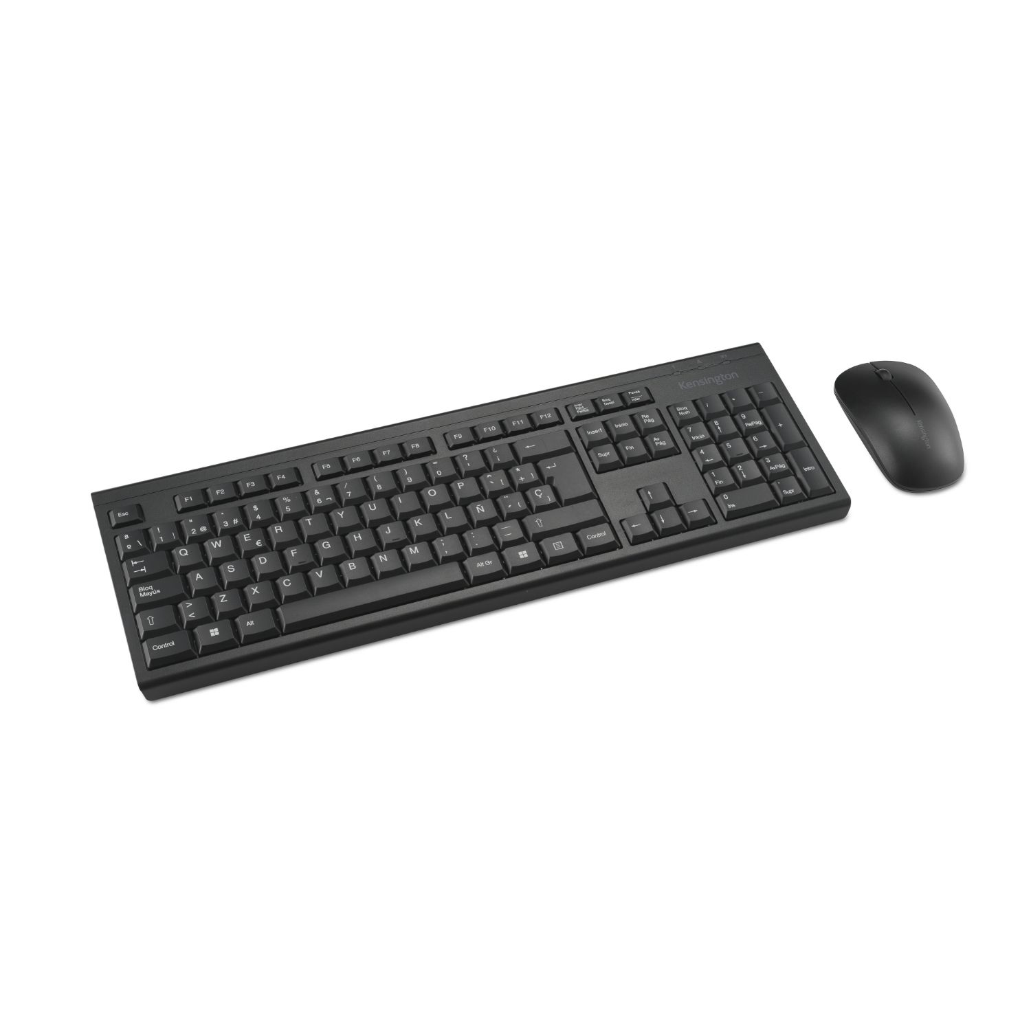 K75562ES - Kit Teclado + Ratn Kensington KM150 EQ QWERTY RF 2.4GHz 1200dpi Negro (K75562ES)