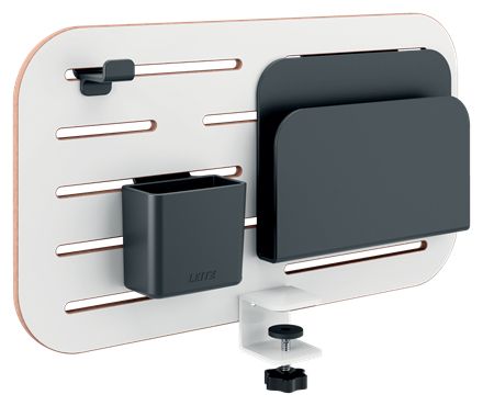 6548-00-00 - Organizador de Escritorio Leitz Ergo Small Pegboard con Accesorios 42x25cm Blanco (6548-00-00)