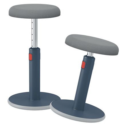 6518-00-89 - Taburete Leitz Ergo Cosy Active 2 Gris terciopelo (6518-00-89)