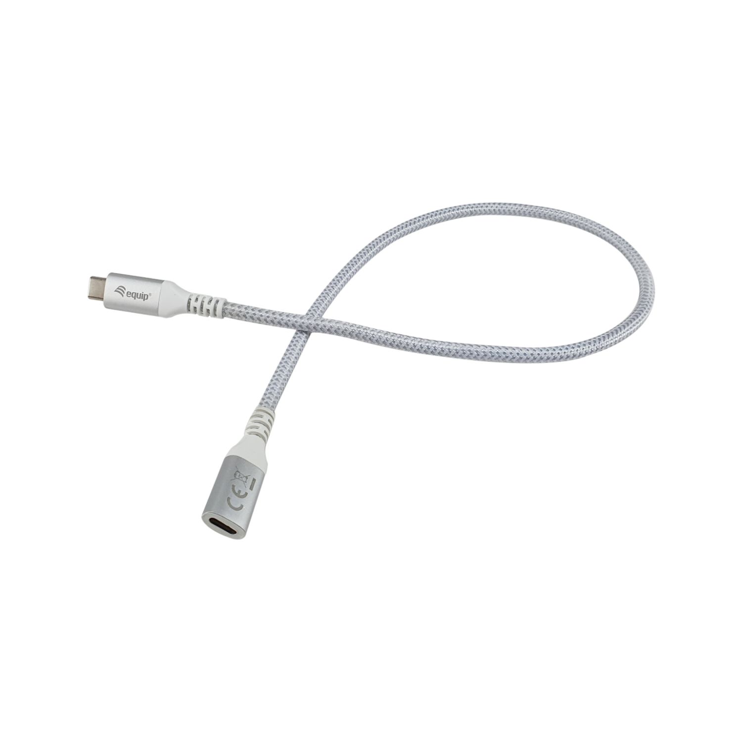 128376 - Cable EQUIP USB-C/M a USB-C/H PD 100W 1m Blanco (EQ128376)