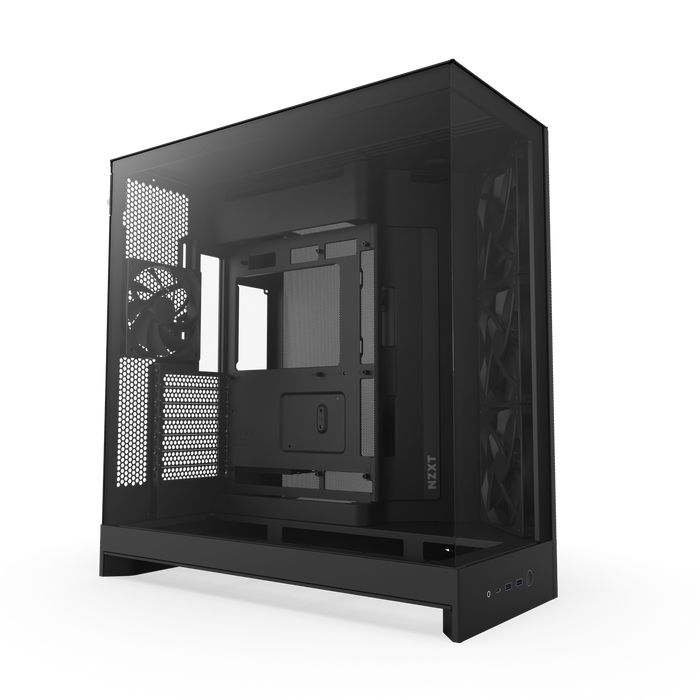CM-H92FB-01 - Caja Gaming NZXT H9 Flow Panel Lateral de Cristal Templado 2xUSB-A 3.0 1xUSB-C 3.1 ATX EATX mATX Mini-ITX Negra (CM-H92FB-01)