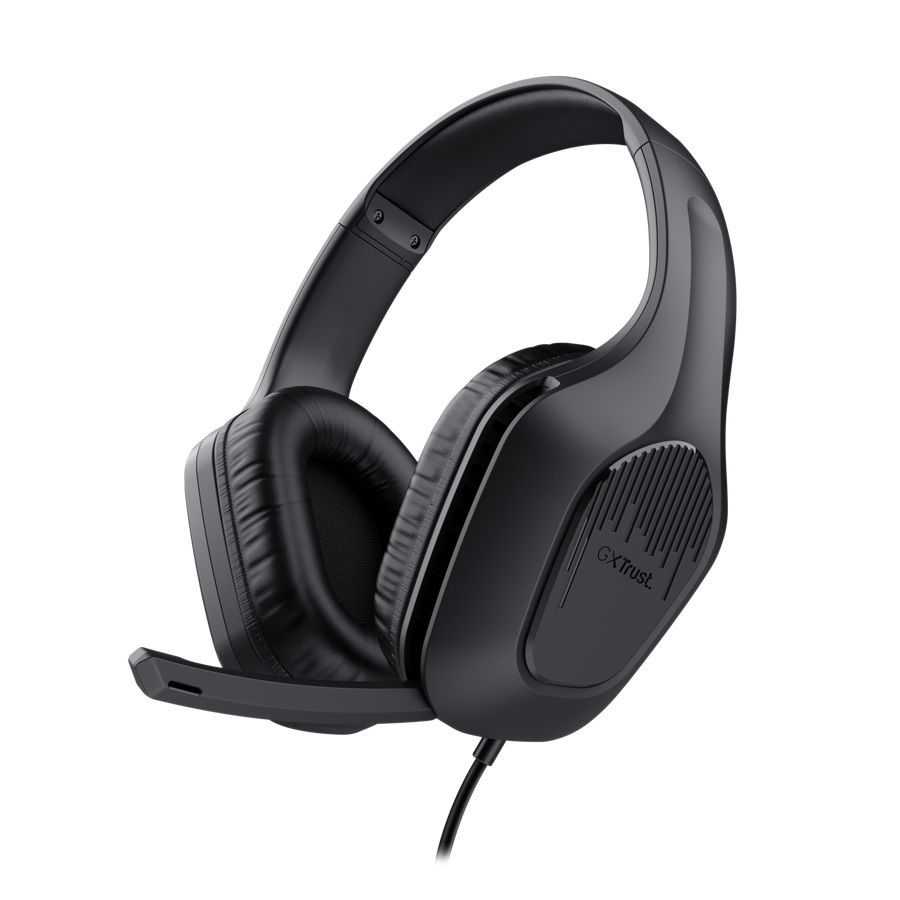 25885 - Auriculares+Micrfono Gaming Trust GXT417 Zirox Circumaurales Binaurales 3.5mm Negro (25885)