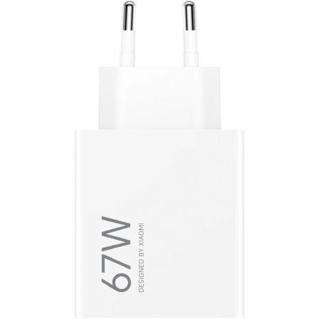 BHR07SKEU - Cargador de Pared XIAOMI 67W QC 3.0 1xUSB-A 3.0 Blanco (BHR07SKEU)