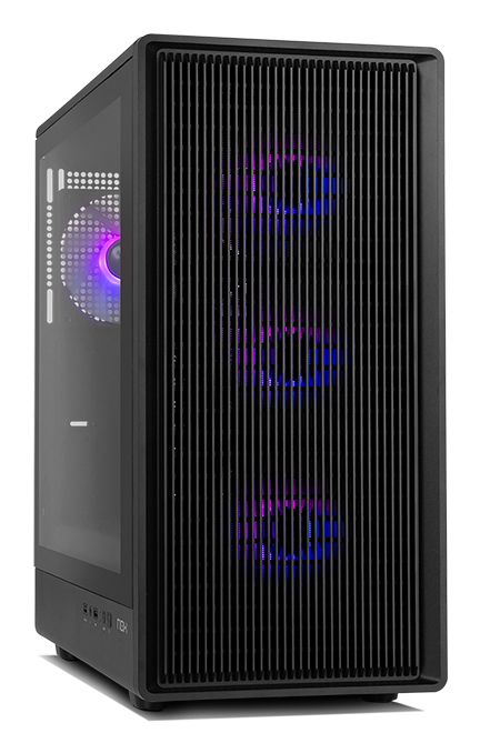 NXINFTYIOTABK - Caja Nox Infinity Iota Panel Lateral de Cristal Templado ARGB 1xUSB-A 3.0 1xUSB-C 3.1 ATX ITX mATX Negra (NXINFTYIOTABK)