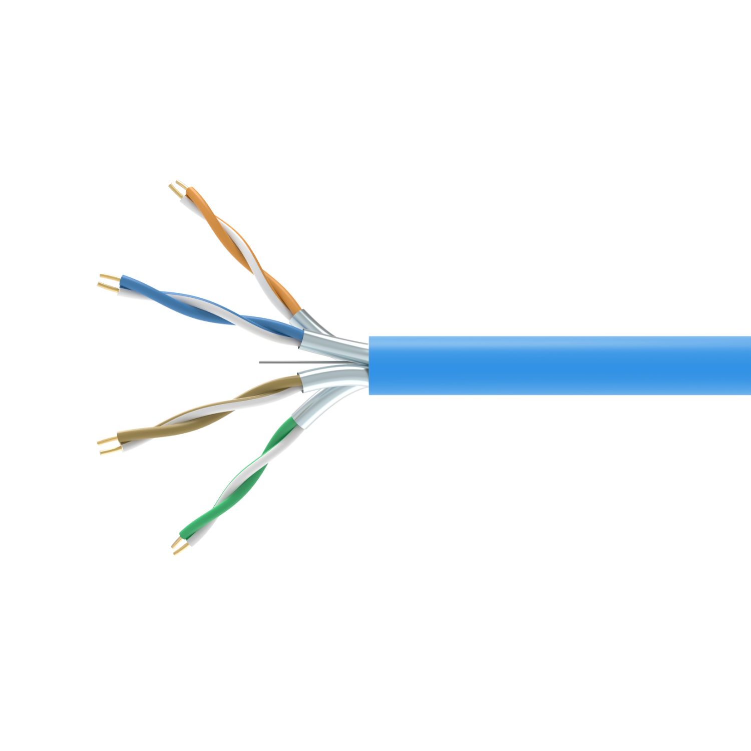EQ404544 - Bobina EQUIP Cat.6 U/FTP 305m Azul (EQ404544)