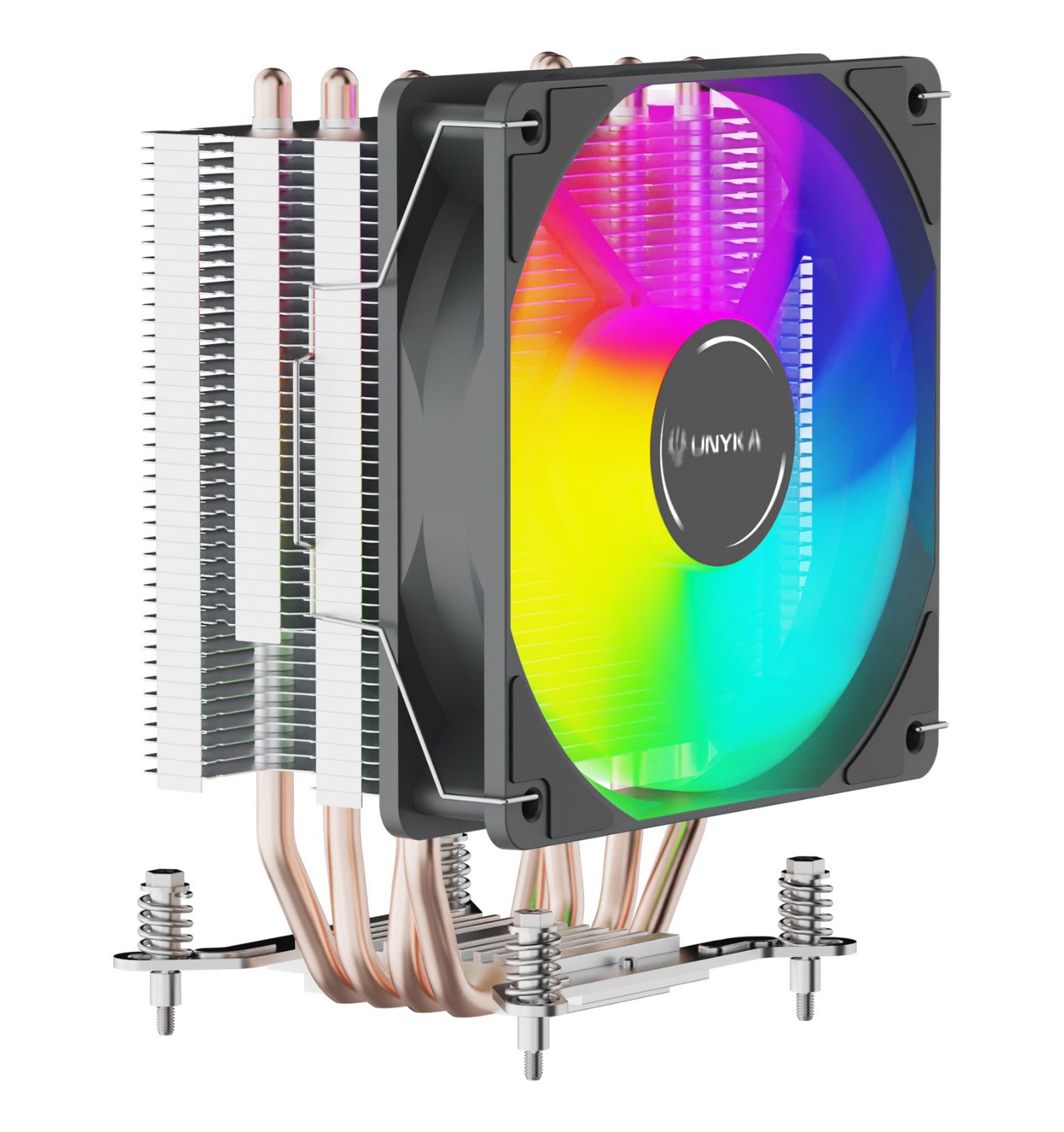 UK324101 - Ventilador CPU UNYKA UNYCOOL H40 ARGB Multisocket 90mm Gris (UK324101)