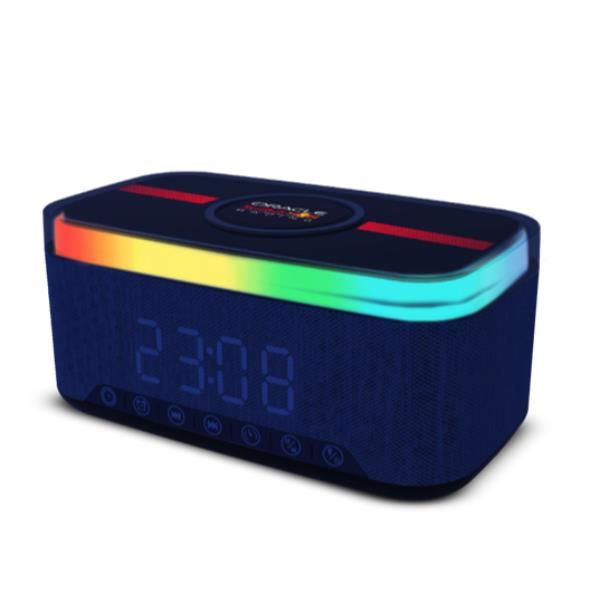 RB-SK300 - Altavoz Red Bull Wireless despertador/radio, Usb para Pc/Mp3, jack 3.5mm, Azul (RB-SK300)